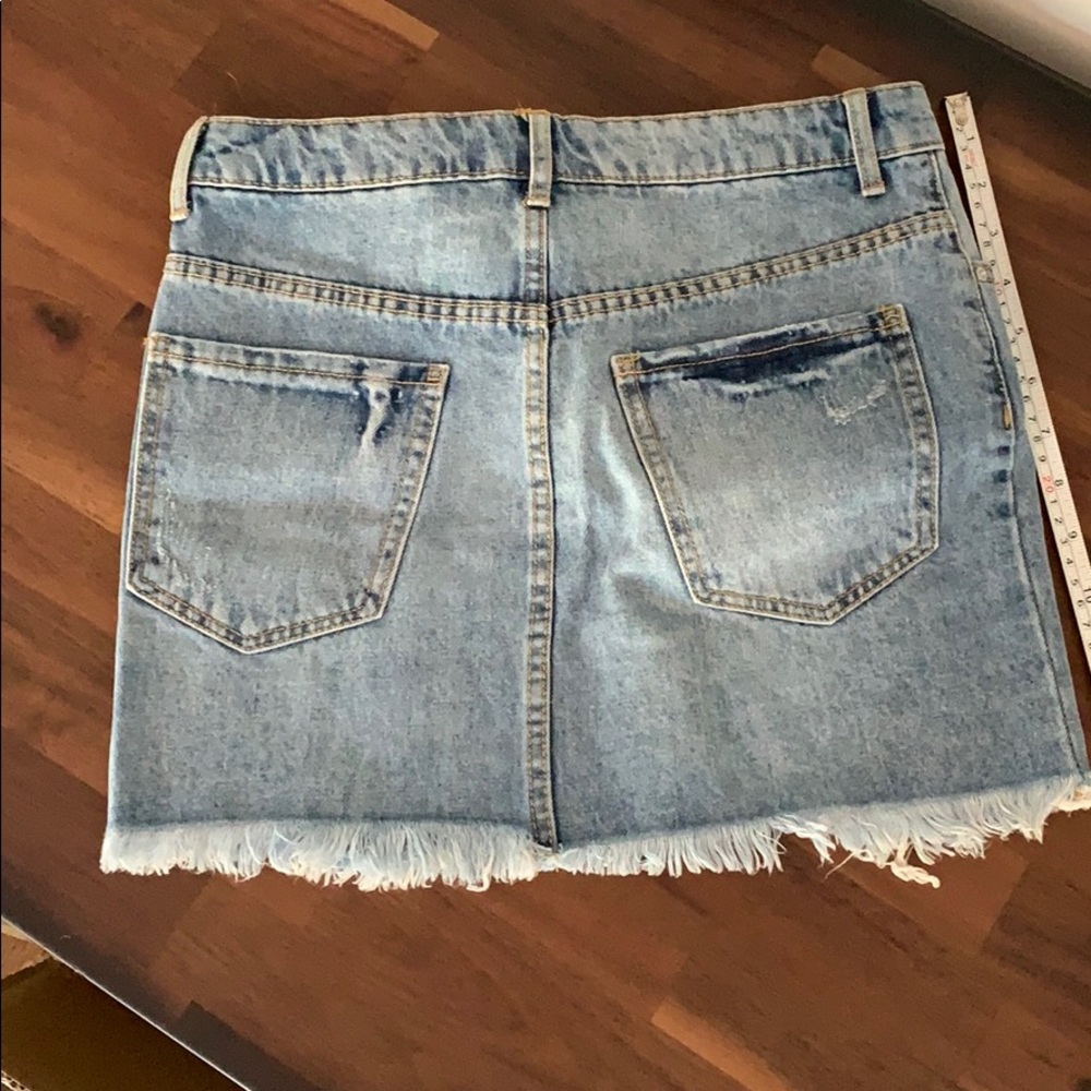 Forever 21 jean skirt Sz Small 25 - Picture 4 of 5